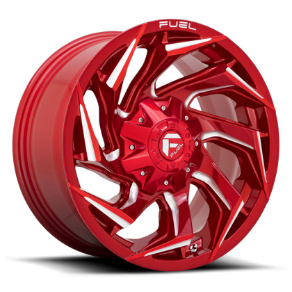 Alloy wheel D754 Reaction Candy RED Milled Fuel