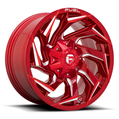 Alloy wheel D754 Reaction Candy RED Milled Fuel