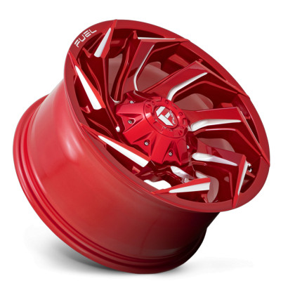 Alloy wheel D754 Reaction Candy RED Milled Fuel