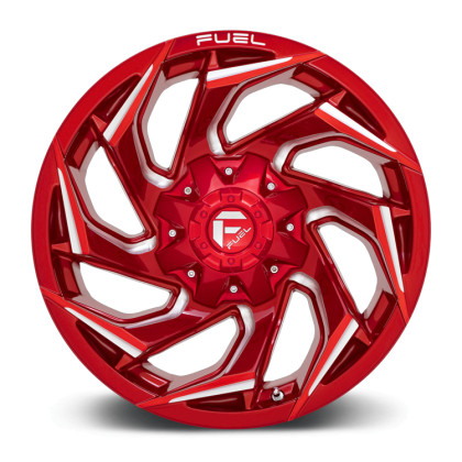 Alloy wheel D754 Reaction Candy RED Milled Fuel