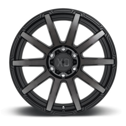 Alloy wheel XD847 Outbreak Satin Black W/ Gray Tint XD Series