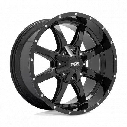 Alloy wheel MO970 Gloss Black W/ Milled LIP Moto Metal