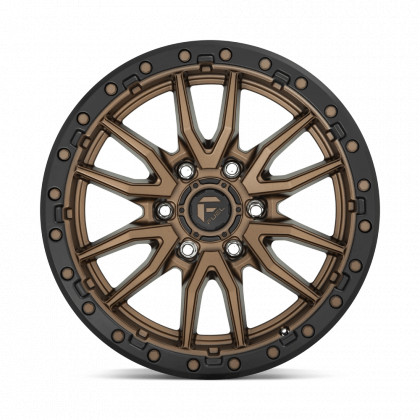 Alloy wheel D681 Rebel Matte Bronze Black Bead Ring Fuel