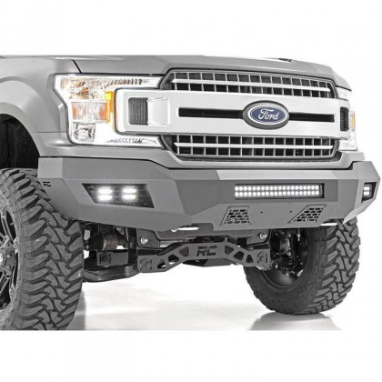 Front steel bumper with LED lights Rough Country