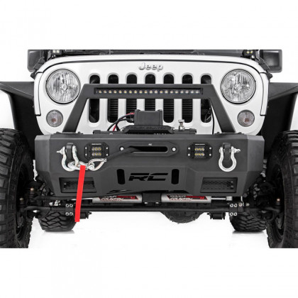 Front bumper with LED lights Rough Country