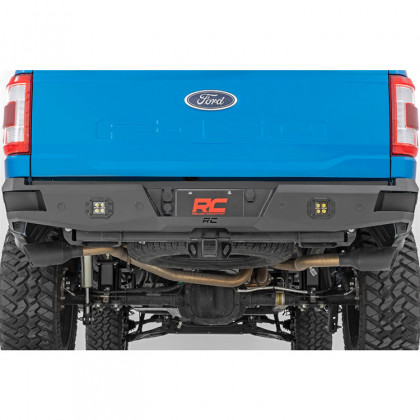 Rear steel bumper with LED lights Rough Country