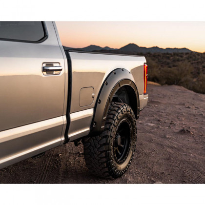 Front and rear fender flares Rough Country Defender Pocket