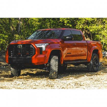 Front and rear fender flares Rough Country Defender Pocket