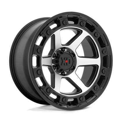 Alloy wheel XD862 Raid Satin Black Machined XD Series