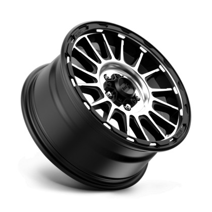 Alloy wheel KM542 Impact Satin Black Machined KMC