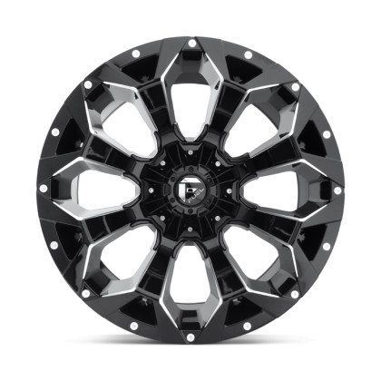Alloy wheel D576 Assault Gloss Black Milled Fuel