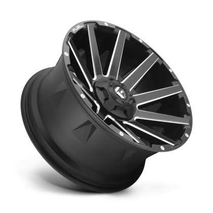 Alloy wheel D616 Contra Matte Black Milled Fuel