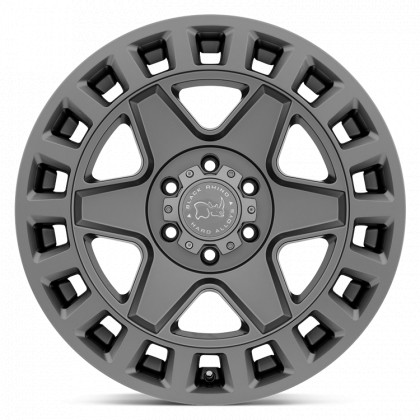 Alloy wheel Matte Gunmetal York Black Rhino