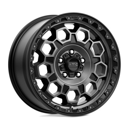 Alloy wheel KM545 Trek Satin Black W/ Gray Tint KMC