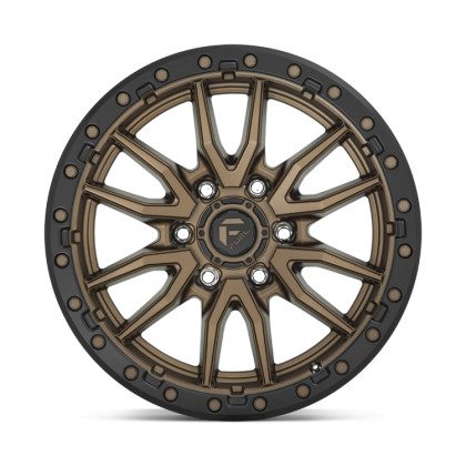 Alloy wheel D681 Rebel Matte Bronze Black Bead Ring Fuel