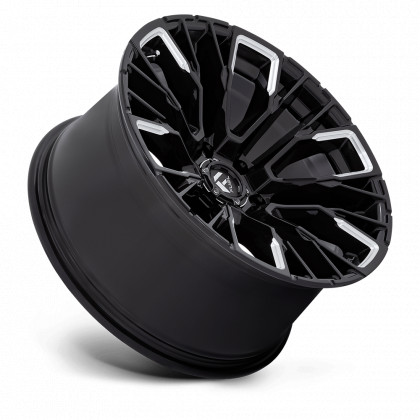 Alloy wheel D849 Rebar Gloss Black Milled Fuel