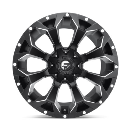 Alloy wheel D546 Assault Matte Black Milled Fuel