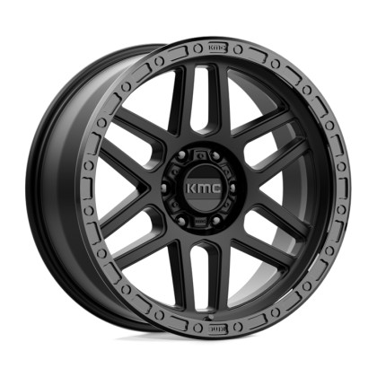 Alloy wheel KM544 Mesa Satin Black W/ Gloss Black LIP KMC