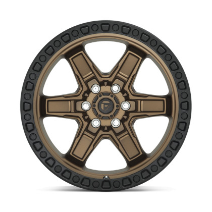 Alloy wheel D699 Kicker Matte Bronze Black Bead Ring Fuel
