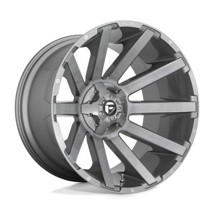 Alloy wheel D714 Contra Platinum Brushed GUN Metal Tinted Clear Fuel