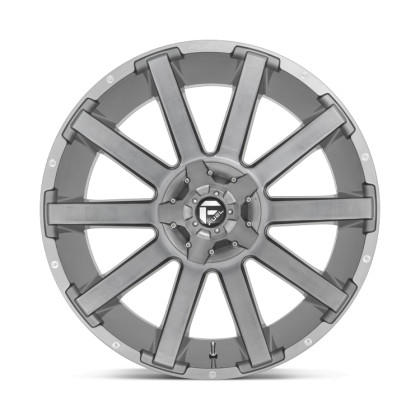 Alloy wheel D714 Contra Platinum Brushed GUN Metal Tinted Clear Fuel