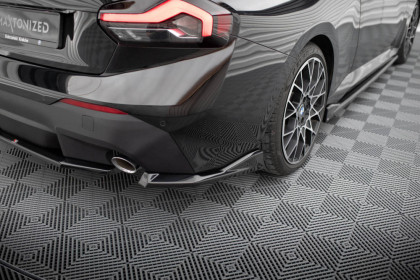 Splittery zadní boční V.2 BMW 2 Coupe G42 černý lesklý plast