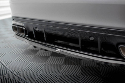 Spoiler zadního nárazniku Mercedes-AMG C63 Sedan / Estate W205 Facelift černý lesklý plast