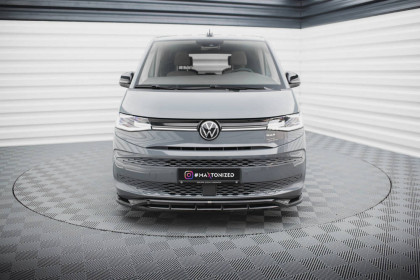 Spojler pod nárazník lipa V.1 Volkswagen Multivan T7 černý lesklý plast