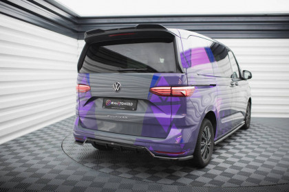 Prodloužení spoileru 3D Volkswagen Multivan T7 černý lesklý plast