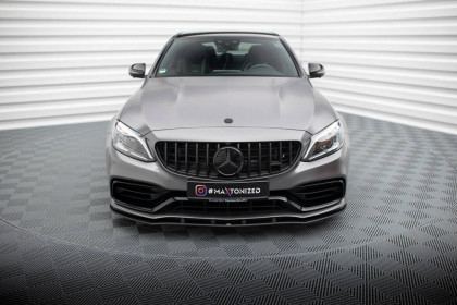 Street pro spojler pod nárazník lipa Mercedes-AMG C63 Sedan / Estate W205 Facelift černý