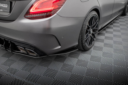 Splittery zadní boční Street Pro Mercedes-AMG C63 Sedan / Estate W205 Facelift černé