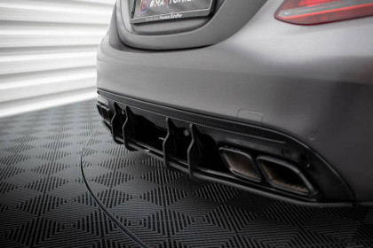 Spoiler zadního nárazníku Street pro Mercedes-AMG C63 Sedan / Estate W205 Facelift červené