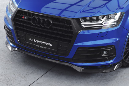 Spoiler pod přední nárazník CSR CUP pro Audi Q7 (4M) S-Line / SQ7 (4M) - černý matný