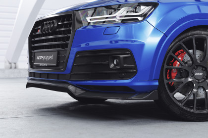 Spoiler pod přední nárazník CSR CUP pro Audi Q7 (4M) S-Line / SQ7 (4M) - černý matný