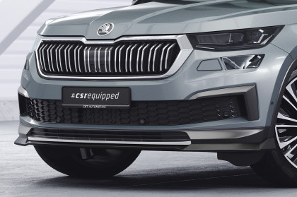 Spoiler pod přední nárazník CSR CUP pro Škoda Kodiaq 2021-  carbon look matný