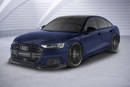 Spoiler pod přední nárazník CSR CUP pro Audi A8 D5 S-Line - carbon look matný