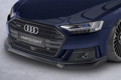 Spoiler pod přední nárazník CSR CUP pro Audi A8 D5 S-Line - černý lesklý