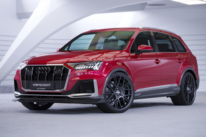 Spoiler pod přední nárazník CSR CUP pro Audi Q7 (4M) S-Line / SQ7 (4M) - carbon look lesklý