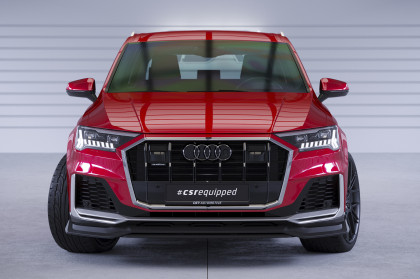 Spoiler pod přední nárazník CSR CUP pro Audi Q7 (4M) S-Line / SQ7 (4M) - carbon look lesklý