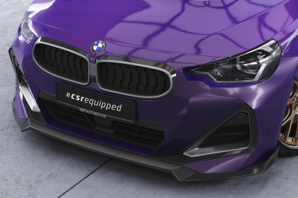 Spoiler pod přední nárazník CSR CUP pro BMW 2 G42 M-Paket/M240i - carbon look lesklý