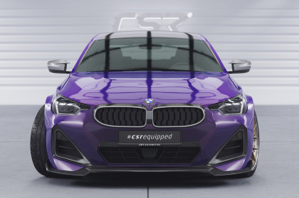 Spoiler pod přední nárazník CSR CUP pro BMW 2 G42 M-Paket/M240i - carbon look lesklý
