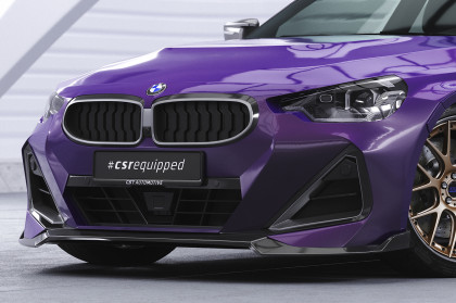 Spoiler pod přední nárazník CSR CUP pro BMW 2 G42 M-Paket/M240i - carbon look matný