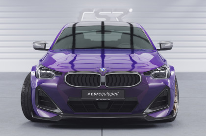 Spoiler pod přední nárazník CSR CUP pro BMW 2 G42 M-Paket/M240i - černý matný