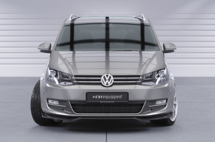 Spoiler pod přední nárazník CSR CUP pro VW Sharan 2 (7N) - černá struktura