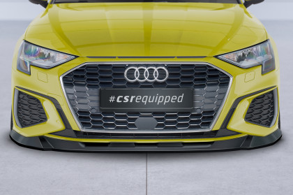 Spoiler pod přední nárazník CSR CUP - Audi A3 8Y S-Line / S3 8Y carbon look lesklý