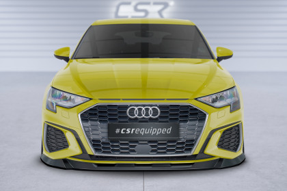 Spoiler pod přední nárazník CSR CUP - Audi A3 8Y S-Line / S3 8Y carbon look matný