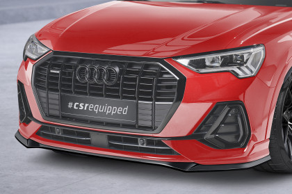 Spoiler pod přední nárazník CSR CUP pro Audi Q3 (F3) S-Line - carbon look matný