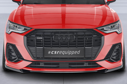 Spoiler pod přední nárazník CSR CUP pro Audi Q3 (F3) S-Line - carbon look matný