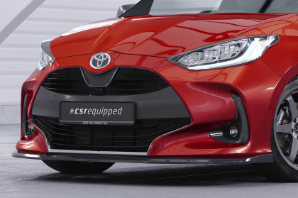 Spoiler pod přední nárazník CSR CUP pro Toyota Yaris (XP21) - carbon look lesklý