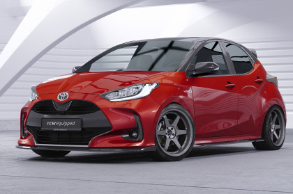 Spoiler pod přední nárazník CSR CUP pro Toyota Yaris (XP21) - carbon look lesklý